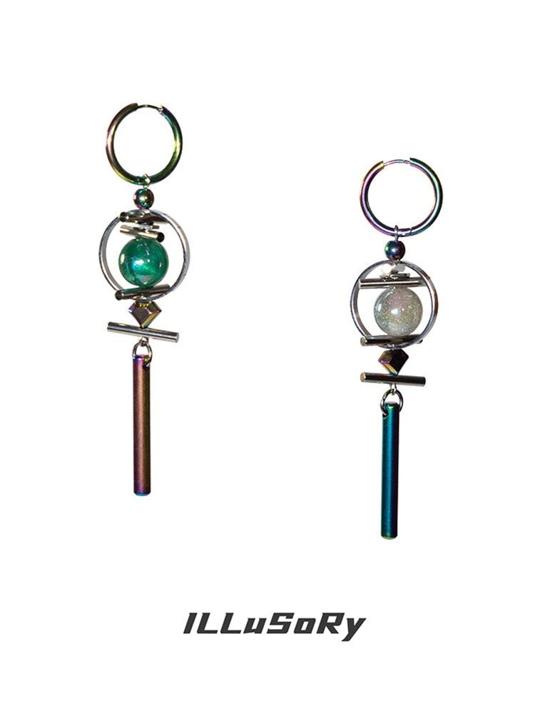 Futuristic Punk Deconstructed Earrings【s0000018817】