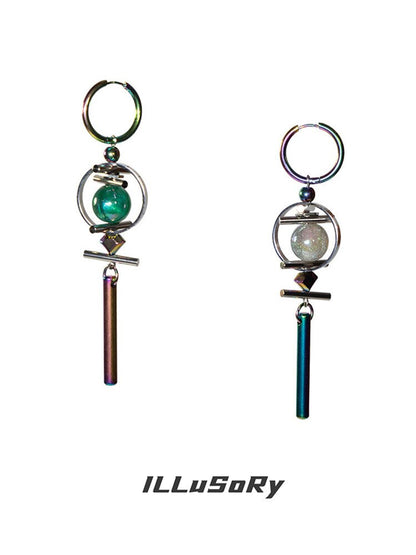 Futuristic Punk Deconstructed Earrings【s0000018817】