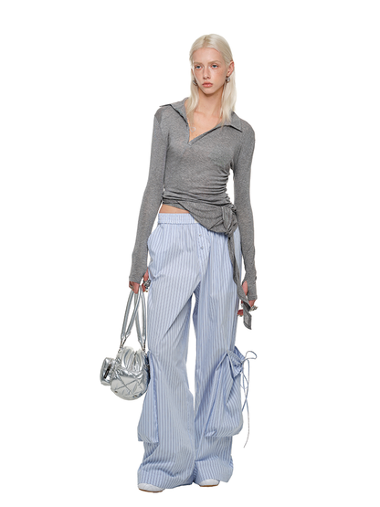 Hook and Loop Tie POLO Shirt【s0000011599】