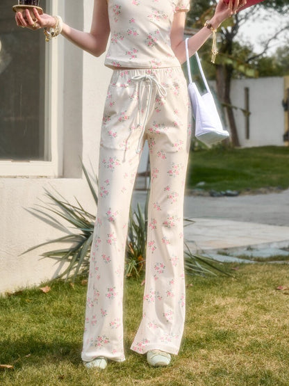 Blue Velvet Cotton Flower Dress【s0000015623】