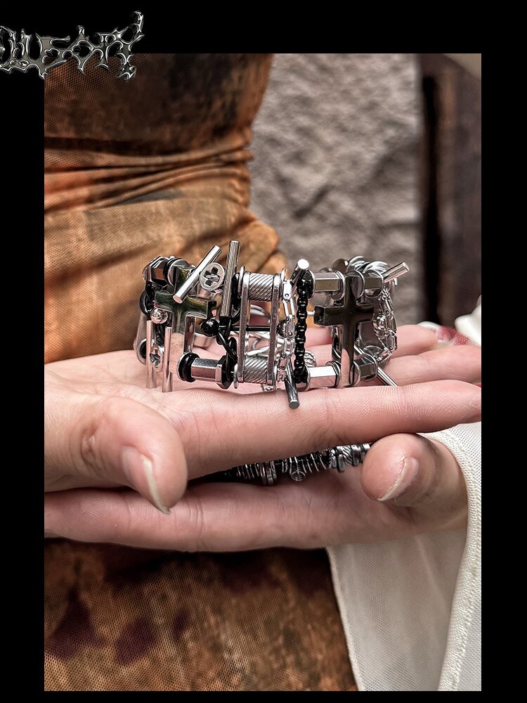 Handmade Hardcore Punk Bracelet【s0000018889】