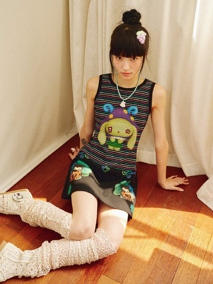 Ladybug Party Striped Forest Dress【s0000018700】