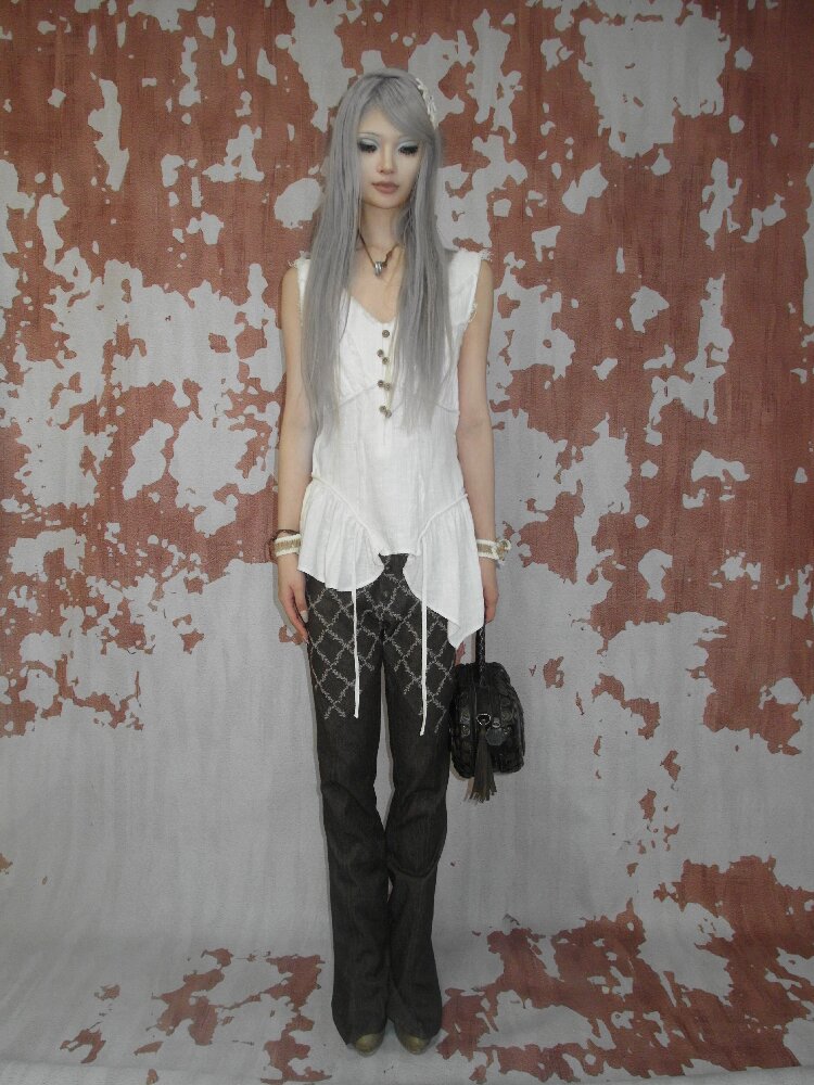 Forest Breasted Flared Denim Pants【s0000017980】