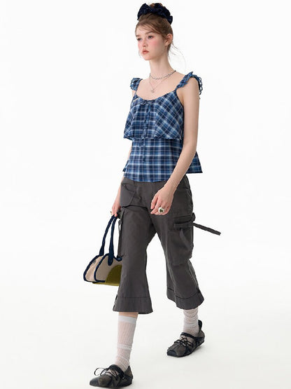 High-Waist Slimming Flared Pants【s0000017669】