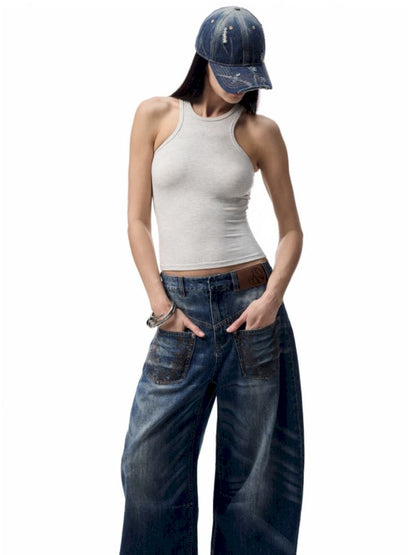 Classic Washed Cowboy Baseball Cap【s0000012395】