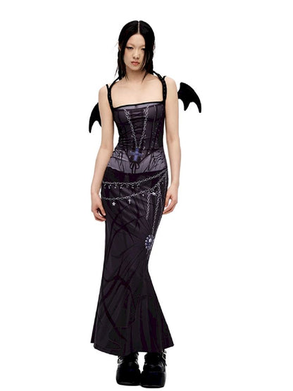 Witch Sling Fishtail Dress [S0000010232]