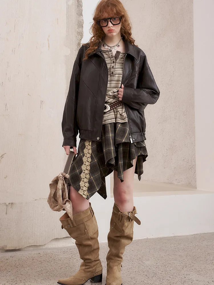 Lace Patchwork Skirt A-Line Mini Skirt【s0000014066】