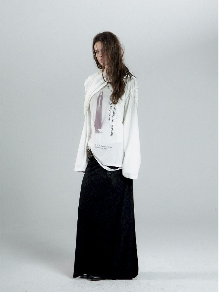 Basic Round Neck Long Sleeve T-Shirt【s0000011265】