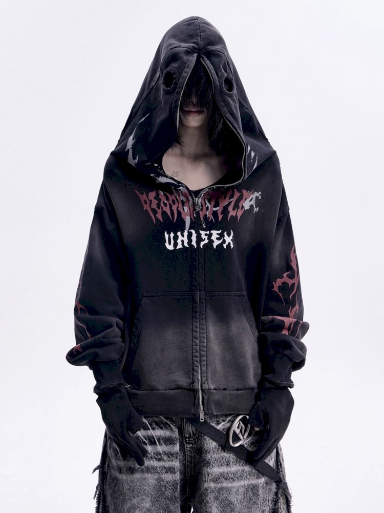 Glove Mask Hooded Sweatshirt【s0000013203】