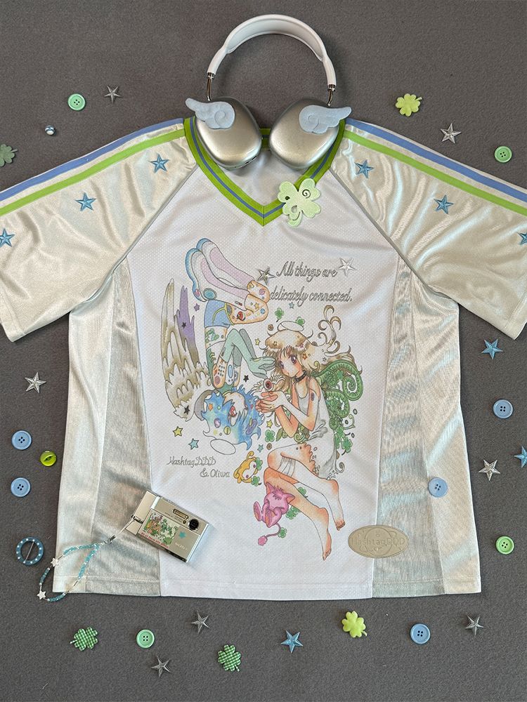 Patchwork Short Sleeve Jersey【s0000012196】