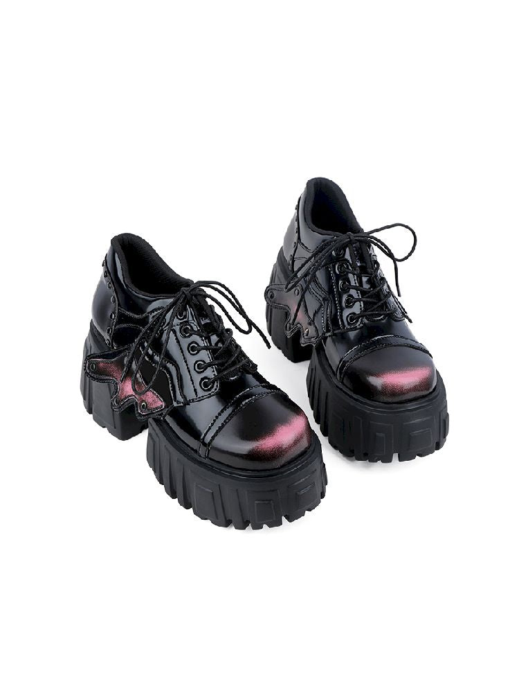 Gothic Rub Color Small Leather Shoes【s0000011703】
