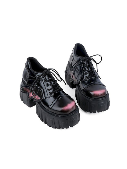 Gothic Rub Color Small Leather Shoes【s0000011703】