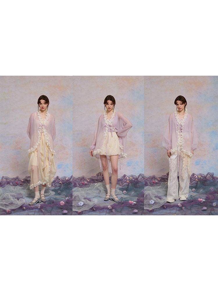 Thin long-sleeved vacation wind sun shirt【s0000013589】