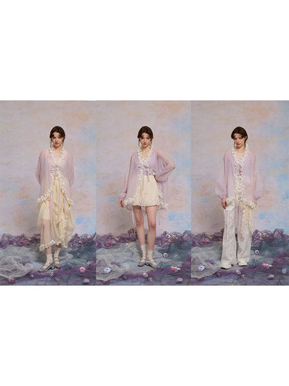 Thin long-sleeved vacation wind sun shirt【s0000013589】