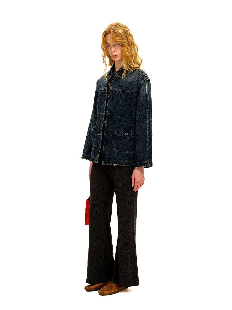 Contrasting Stripe Lace Trousers【s0000016120】