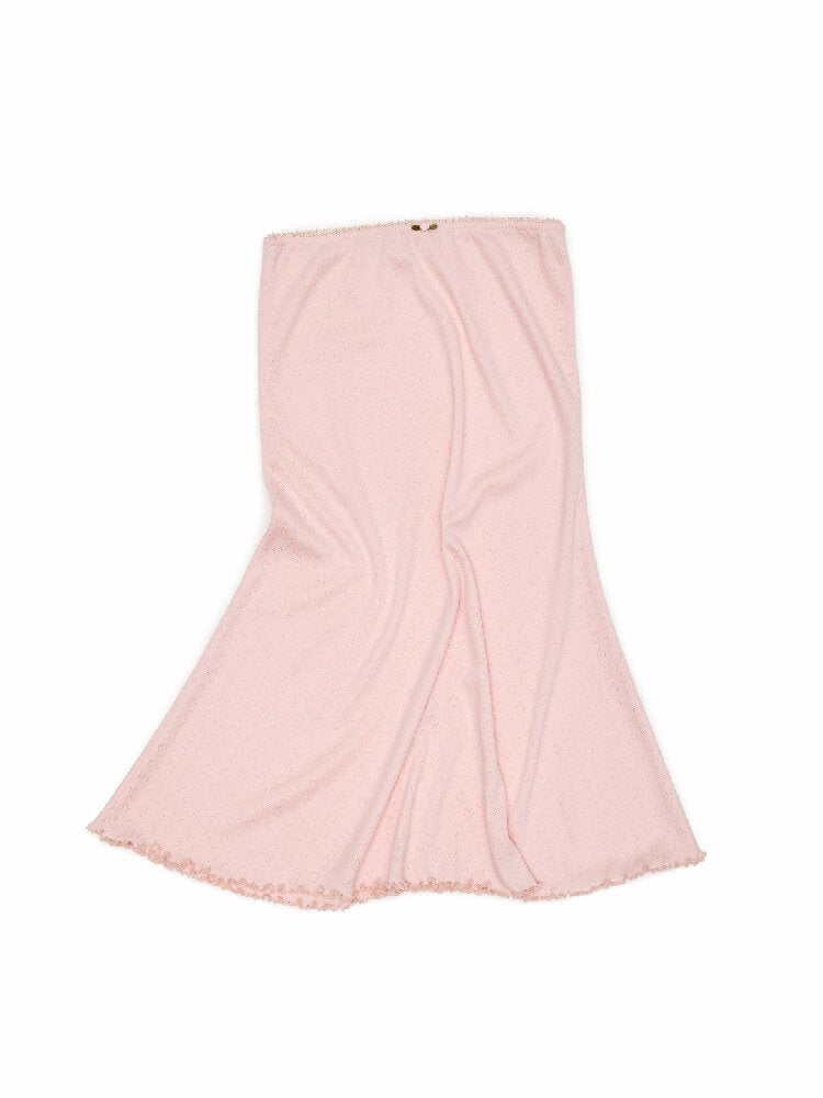 Jacquard Knitted Vest Midi Skirt【s0000016904】