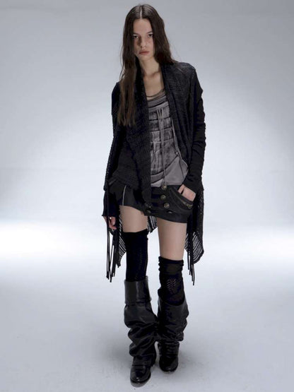 Slim Wandering Wind Tassel Cardigan【s0000014713】