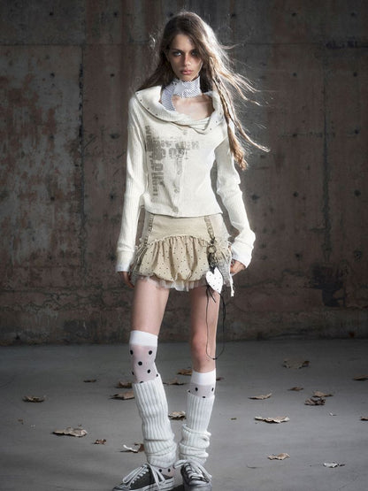 Drilling Long Sleeve Knit Sweater【s0000013888】