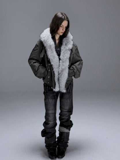 Loose Oversized Fur Collar Down Jacket【s0000014709】