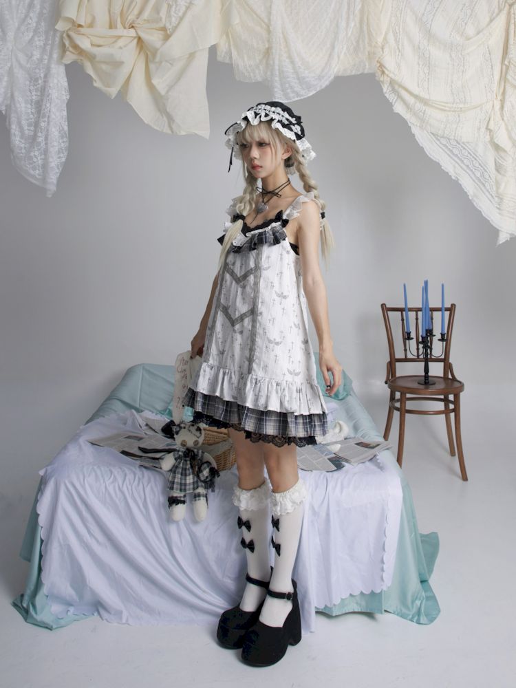 Big Bow Doll Feeling Halter Dress【s0000009681】