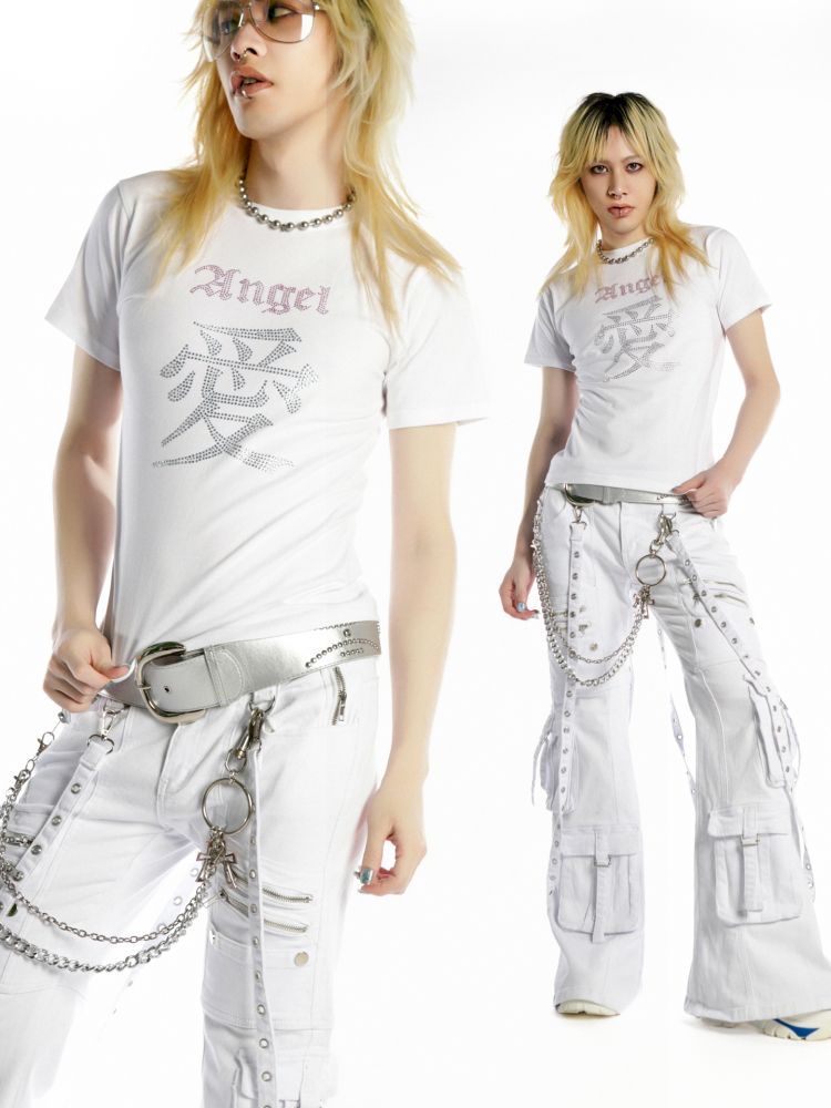 Positive Shoulder Slim T-shirt【s0000012456】