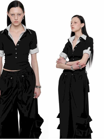 POLO Collar Short Sleeve T-shirt【s0000011588】