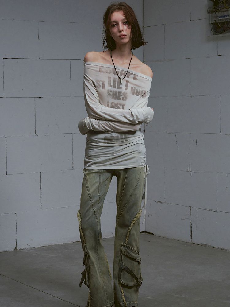 Thin Long Sleeve Printed Tee【s0000011851】