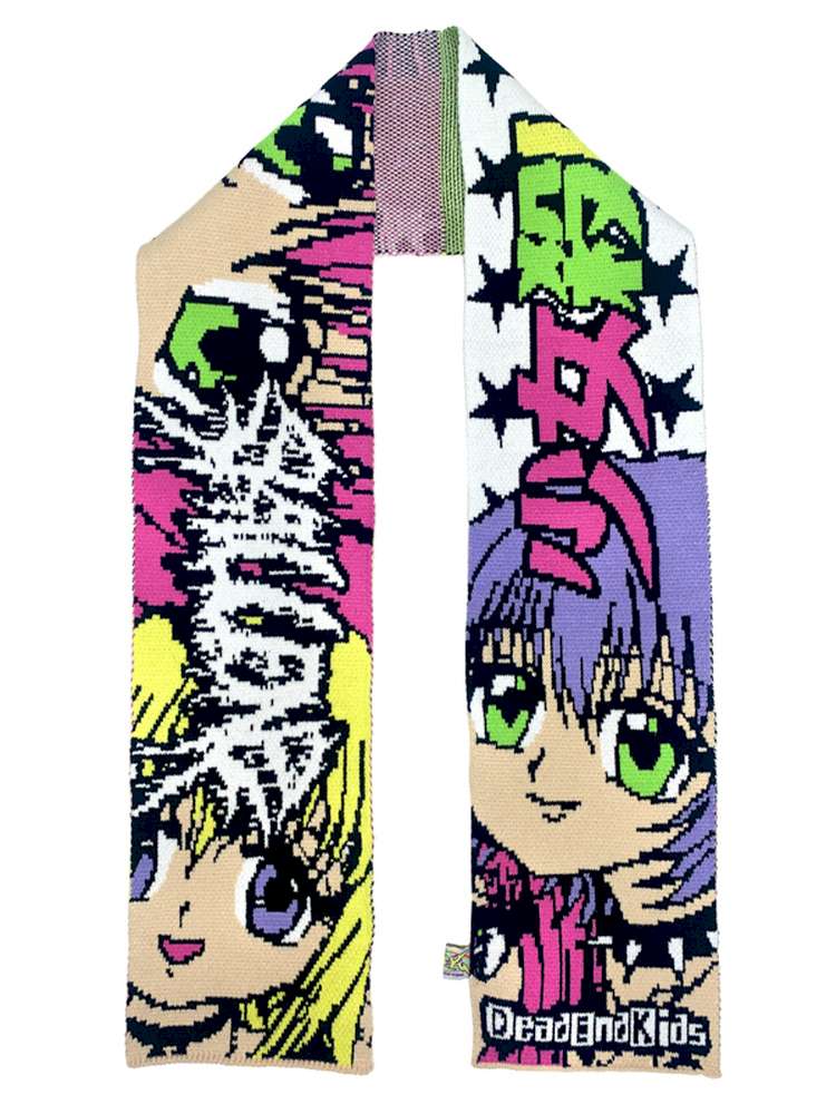 2D Anime Subculture Kpop Knitted Scarves【s0000014917】