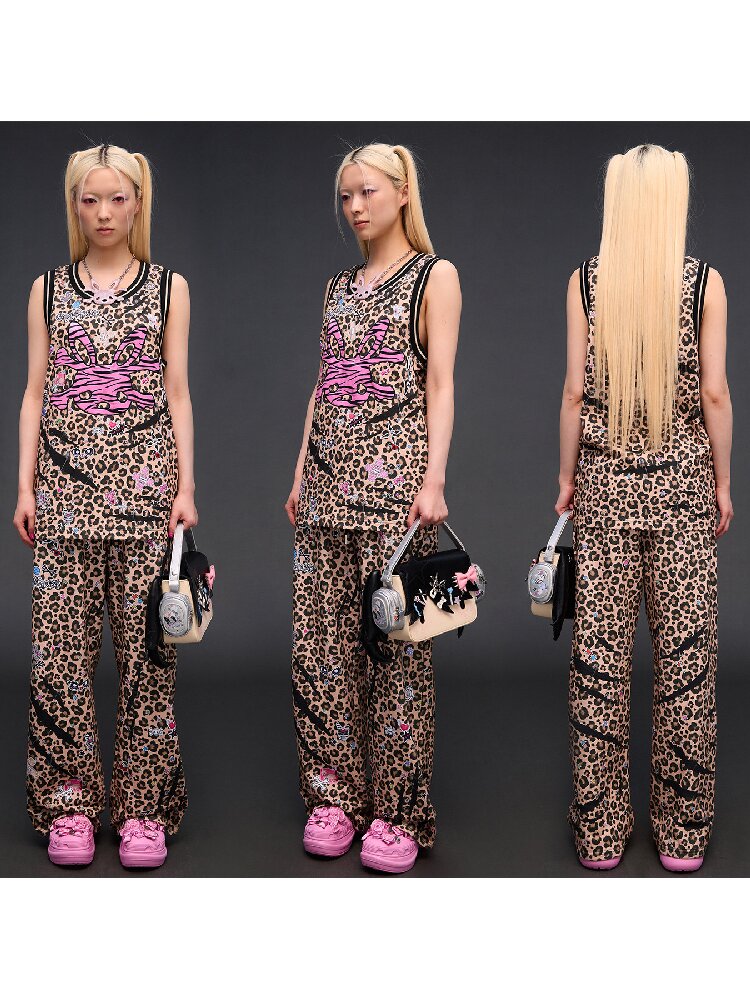 Leopard Zebra Skull Print Vest【s0000017845】