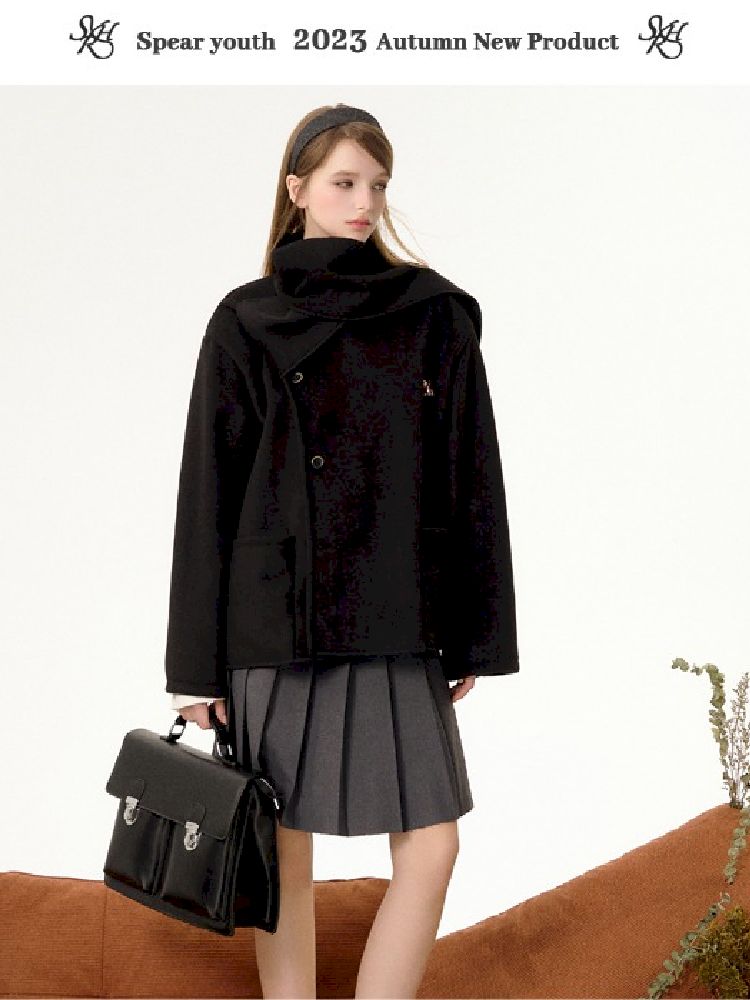 Korean style tweed jacket【s0000005163】