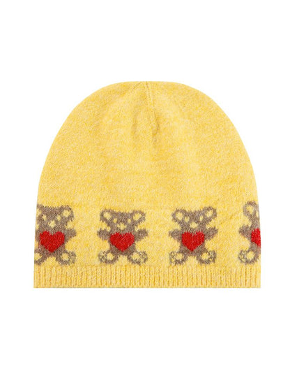 Yellow Love Bear Cold Hat【s0000010515】