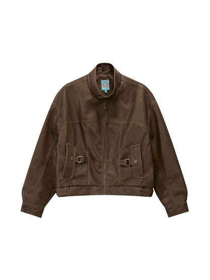 Brown Leather Jacket [S0000010090]