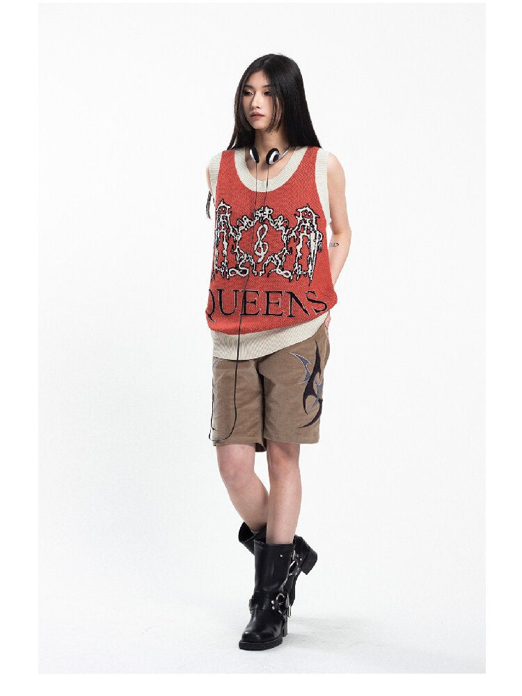 Retro Queens Dragon Jacquard Vest【s0000018045】