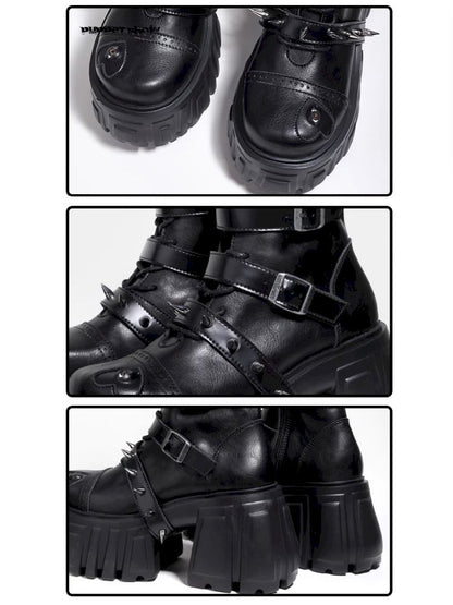 Cyberpunk Style Thigh High Boots【s0000011711】