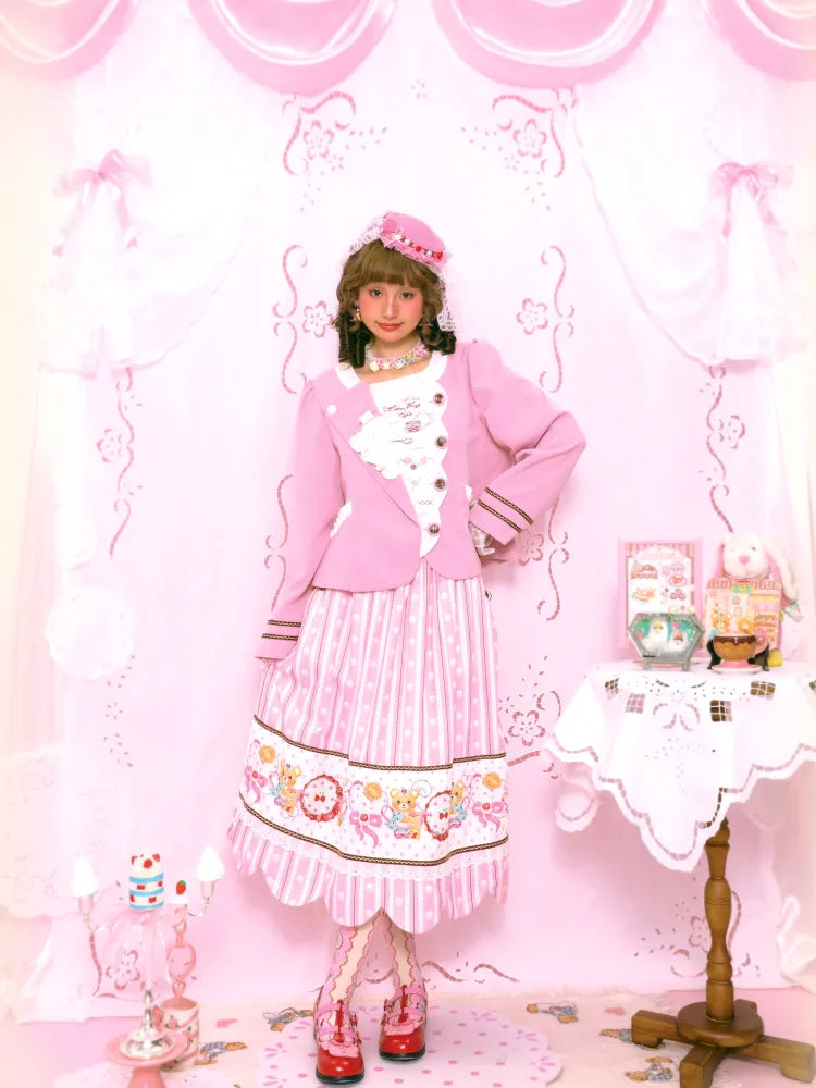 Patchwork Embroidered Tea Break Blazer【s0000014160】