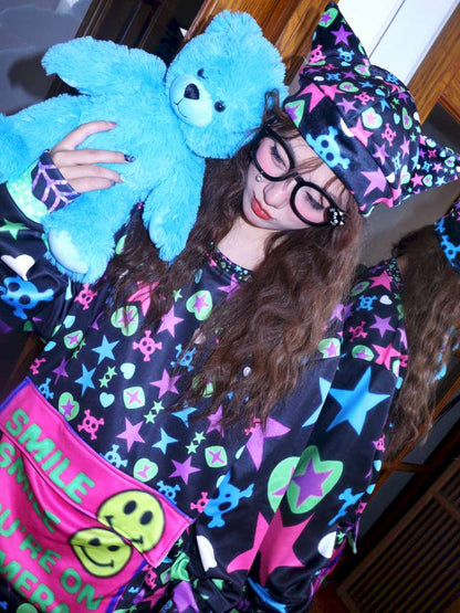 Subculture Print Niche Punk Style Retro Hat【s0000014629】