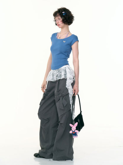 Straight casual workwear pants【s0000013375】