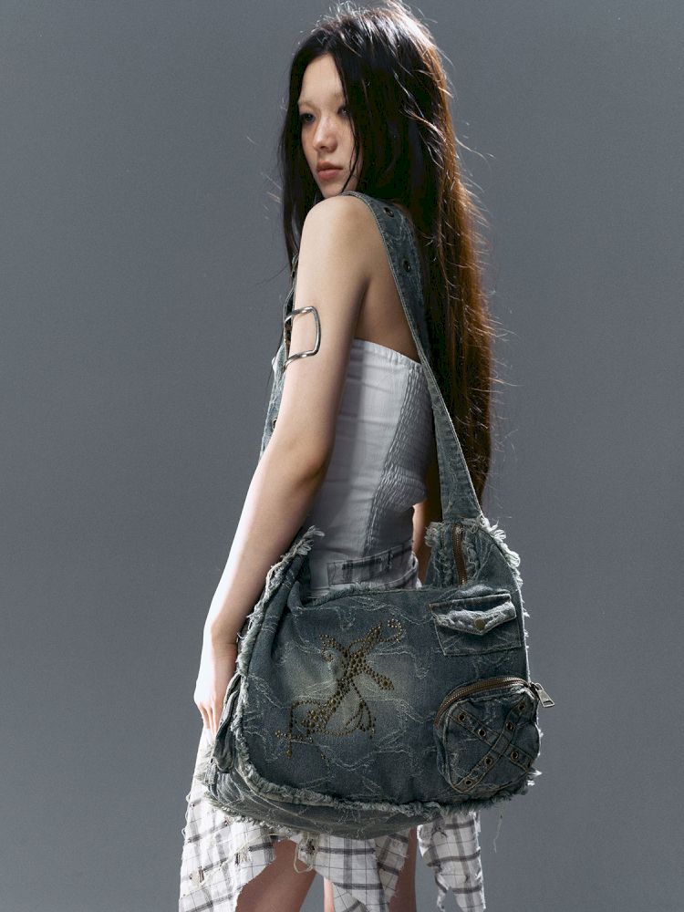 Stars-decorated crossbody bag【s0000012802】