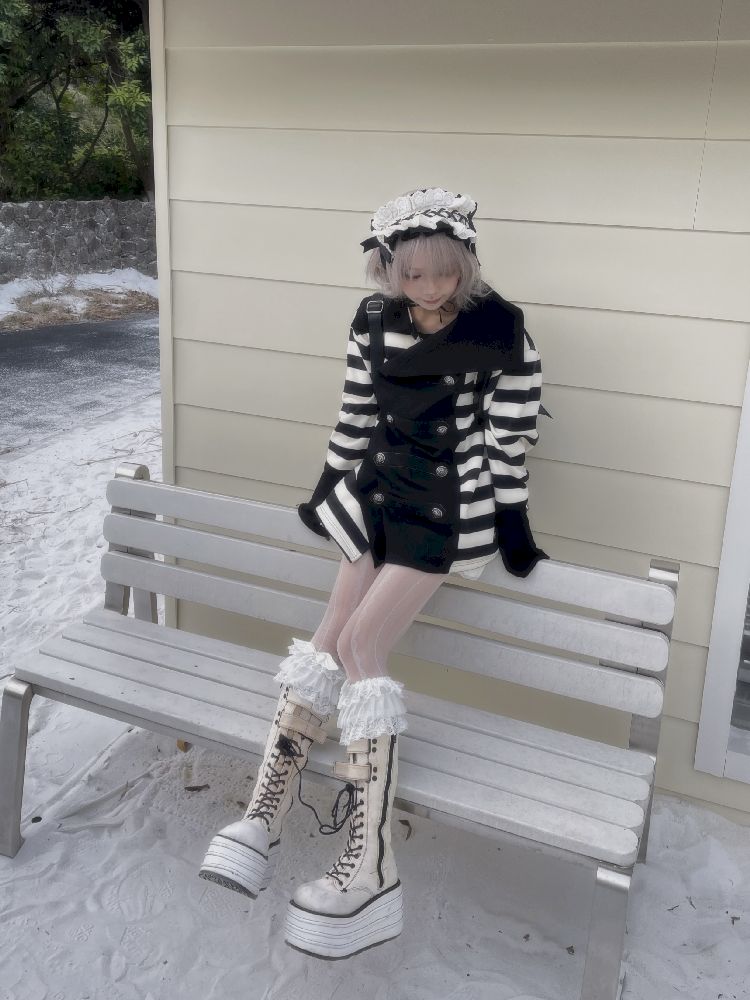 Padded Oversize Sweatshirt Jacket【s0000011345】