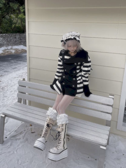 Padded Oversize Sweatshirt Jacket【s0000011345】