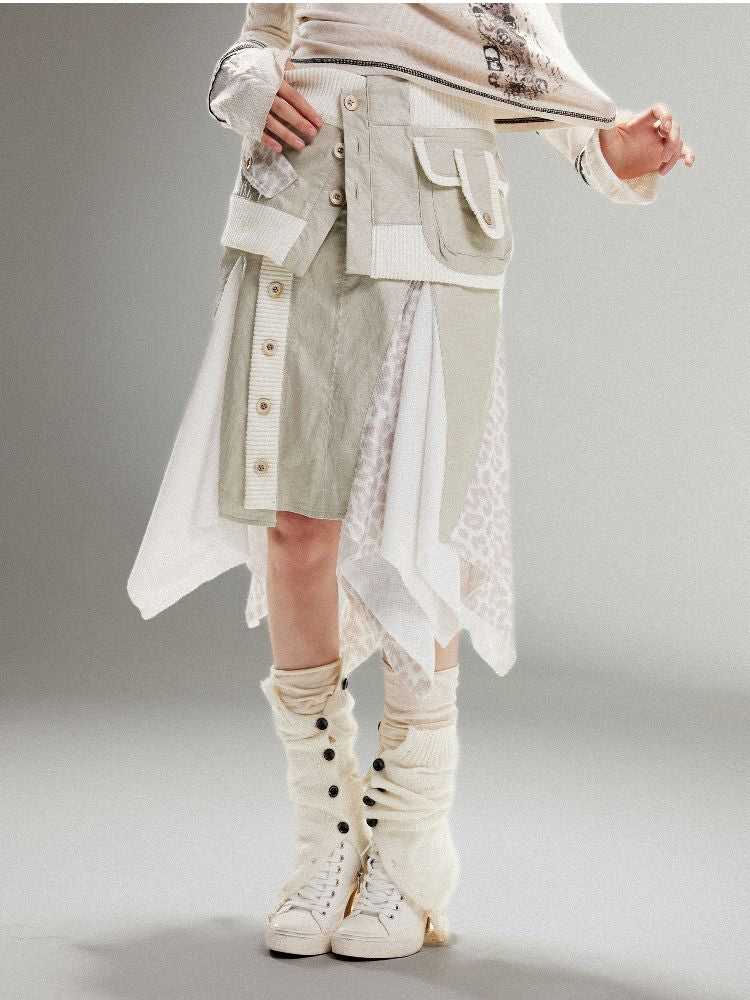 Leather Halter Long Skirt【s0000011253】