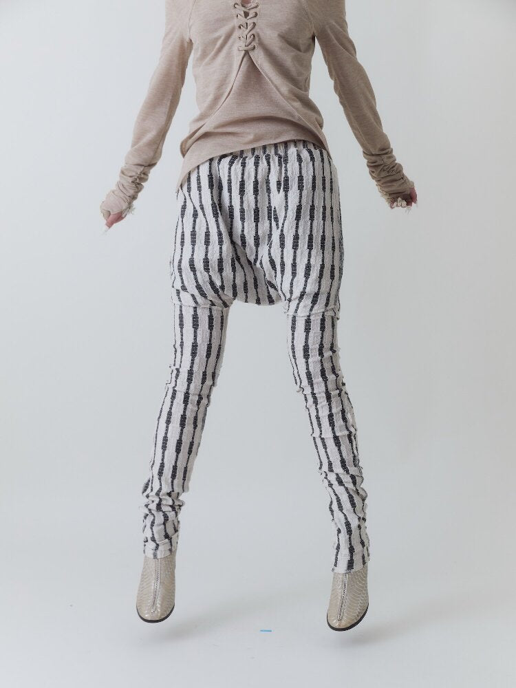 Aristocrat Striped Leggings【s0000017972】