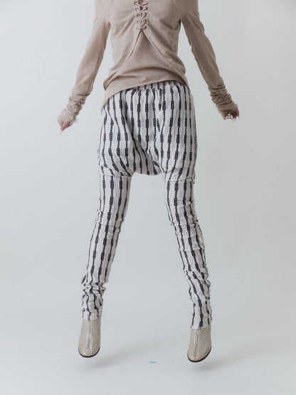 Aristocrat Striped Leggings【s0000017972】