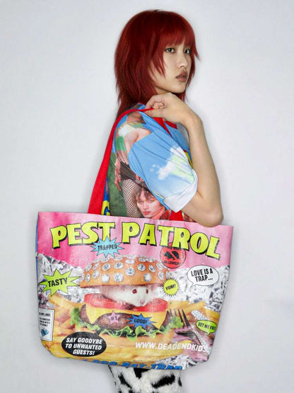 Mouse Print American Vintage Dupont Tote Bag【s0000014913】