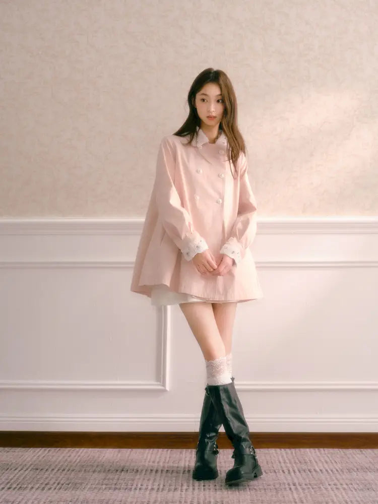 Princess-Style Wide-Swing Pleated Jacket【s0000014337】