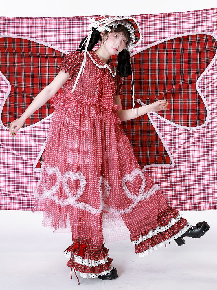 Retro Mesh Hooded Dress【s0000012194】