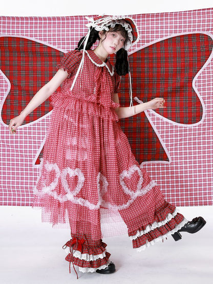 Retro Mesh Hooded Dress【s0000012194】