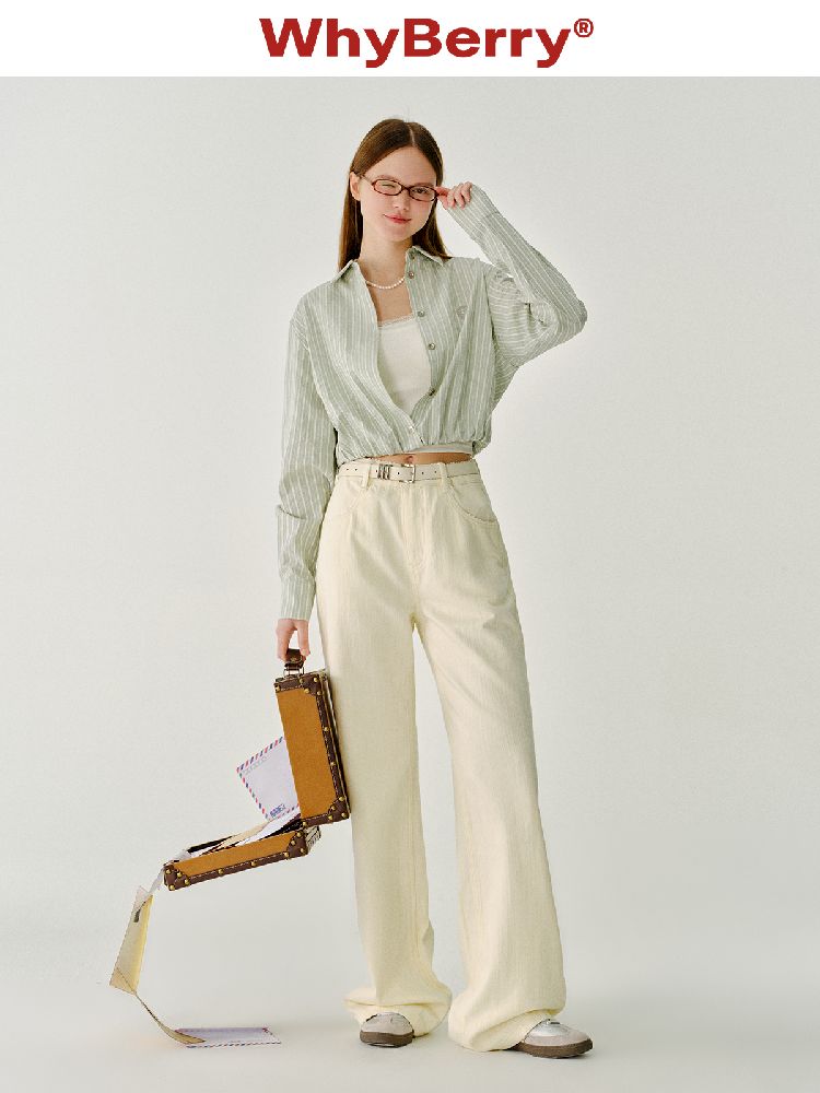 Cubic Bow Light Jeans Lace Pants【s0000011977】