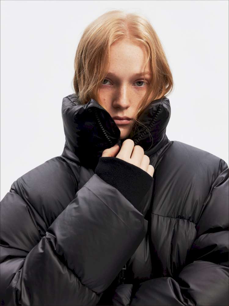 Winter Stand Collar Black Warm 90 Down Jacket【s0000014871】