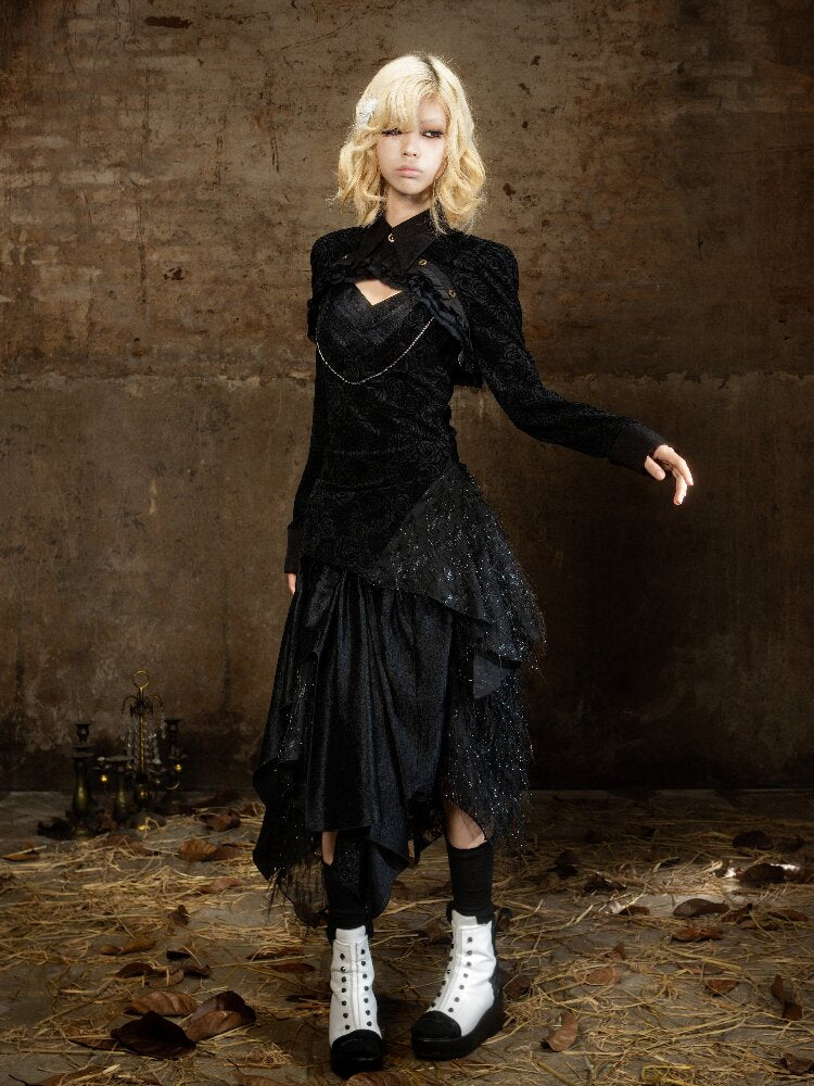 Mid Length Retro Gothic Camisole【s0000018381】